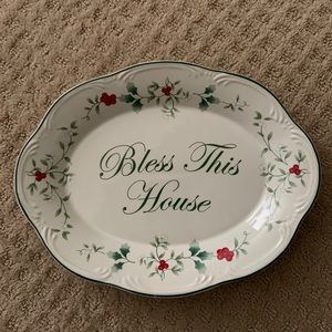 Pfaltzgraff Winterberry “Bless Thus House” Plate